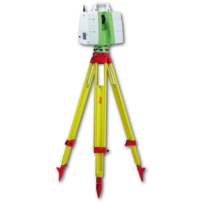 A Leica Geosystems time of flight scanner. Note the requirement of a